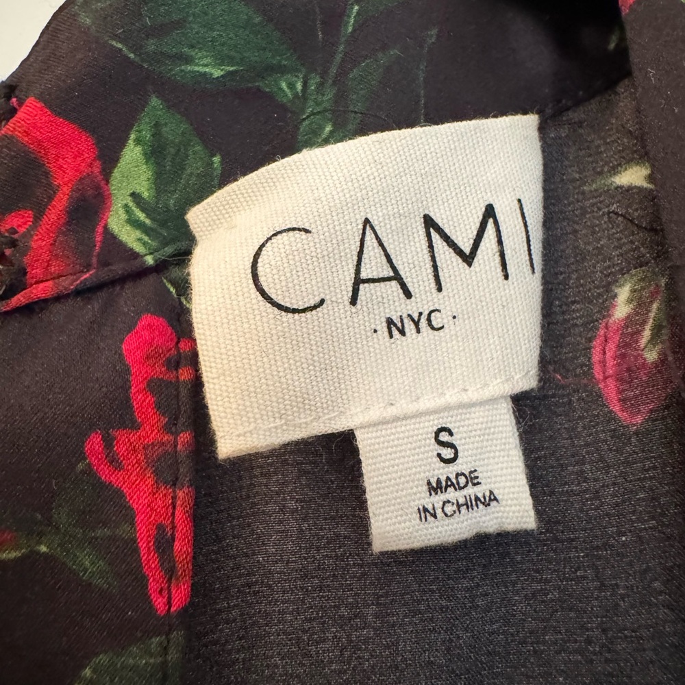 Cami NYC Black and Red Floral Bodysuit - Picture 4 of 4